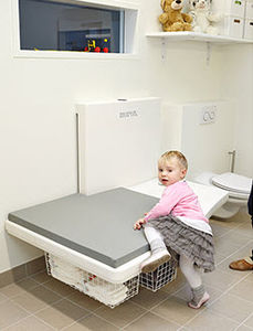 plastic changing table