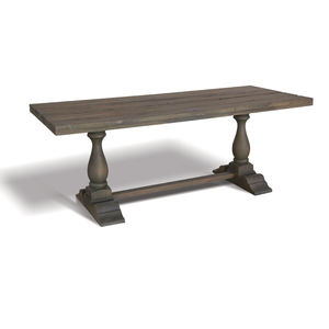 traditional table / oiled wood / oak / oak base