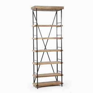 contemporary shelf / oak / pine / recovered materials
