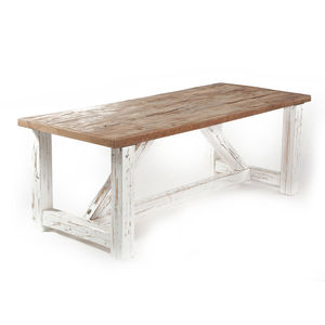 traditional table / pine / oiled wood / oak