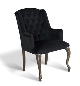 classic armchair / fabric / beech / oak