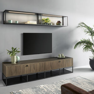 contemporary living room wall unit