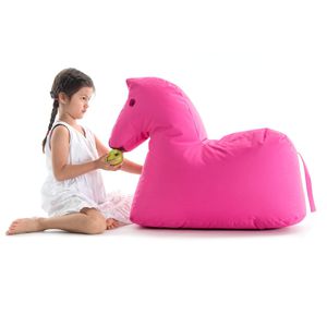 contemporary bean bag / fabric / child's / brown