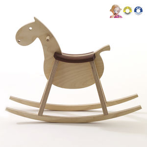 wood rocking horse