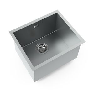 single-bowl kitchen sink