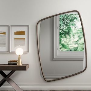 wall-mounted mirror