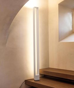 contemporary light column / extruded aluminum / methacrylate / LED