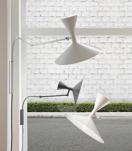 contemporary wall light / aluminum / LED / halogen