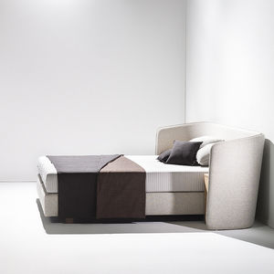 double bed headboard / contemporary / fabric / upholstered