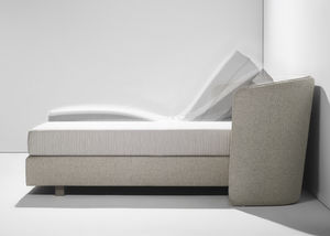 double mattress support / spring / electric / upholstered