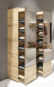 contemporary shoe rack