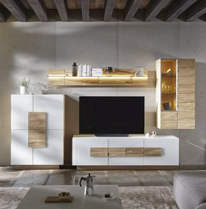contemporary TV wall unit