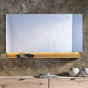 wall-mounted mirror