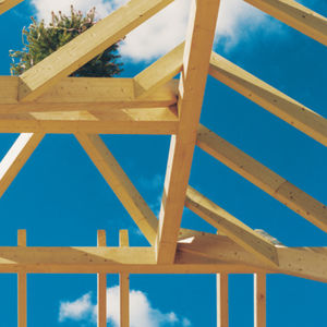 wooden roof framing