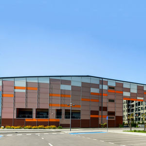 aluminum ventilated facade