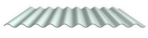 corrugated sheet metal