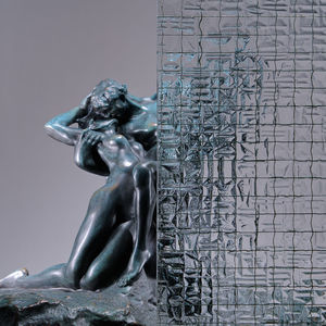 wired glass panel