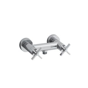 double-handle shower mixer tap