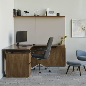 commercial desk and storage set