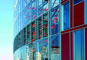 laminated glass panel / tempered / safety / double-glazed