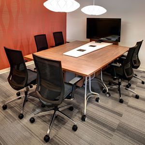 contemporary boardroom table