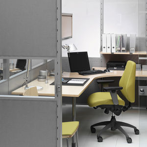 floor-mounted office divider