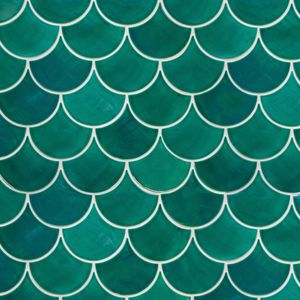 indoor mosaic tiles / wall / ceramic / other shapes