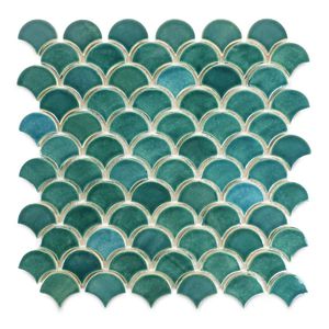 indoor mosaic tiles / wall / ceramic / other shapes