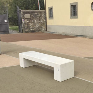 contemporary public bench