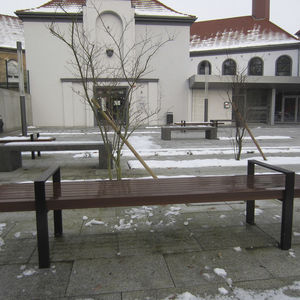 contemporary public bench 1