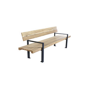 contemporary public bench