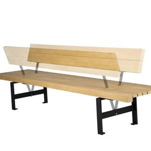 contemporary public bench