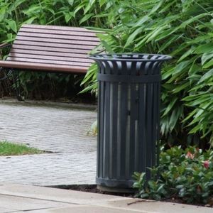 public trash can
