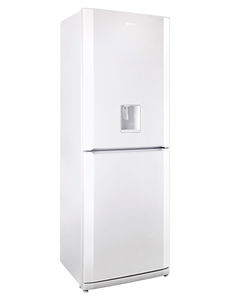 upright refrigerator-freezer / white / with water dispenser / bottom freezer