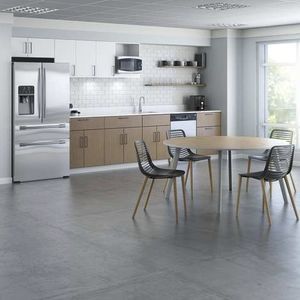 recessed kitchen unit