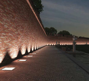 recessed floor light fixture
