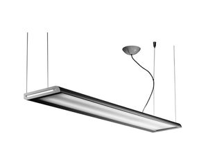 hanging light fixture / fluorescent / square / linear