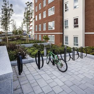 galvanized steel bike rack