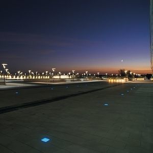 recessed floor light fixture