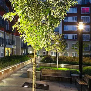 contemporary public bench