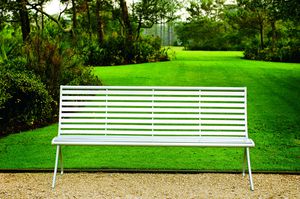 contemporary public bench
