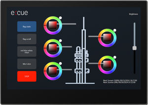 home automation system touch screen