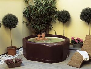 above-ground hot tub