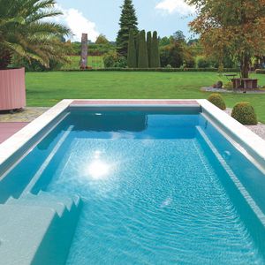 one-piece swimming pool / in-ground / ceramic / outdoor