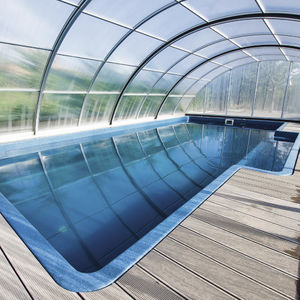 one-piece swimming pool / in-ground / ceramic / outdoor