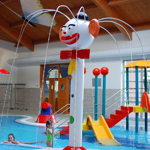 Water park fountain - CLOWN - POL -GLASS