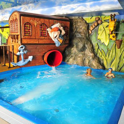 Water park play structure - TREASURE ISLAND - POL -GLASS - plastic