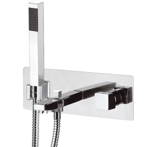 Bathtub mixer tap - CU652 - DANIEL RUBINETTERIE - wall-mounted / chrome-plated brass / bathroom