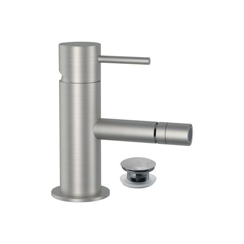 Bidet mixer tap - SSTX604CC - DANIEL RUBINETTERIE - deck mounted / stainless steel / bathroom