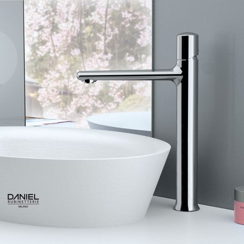 Washbasin mixer tap - FU607B - DANIEL RUBINETTERIE - countertop / chromed metal / bathroom
